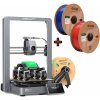 CREALITY 3D Creality Ender-3 V3 3D tlačiareň, vysokorýchlostná 3D tlačiareň 600 mm/s s pohybovým systémom CoreXZ, 60W keramický ohrievač, dvojitý ventilátor, veľkosť tlače 220x220x250 mm+ 1 kg modrého