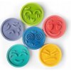 Puzzle, senzorické tvary - smajlíci, 6ks