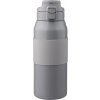 Nerezová dvojstenná fľaša na pitie Katie 800 ml, sivá