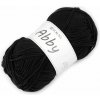 Pletacia priadza Abby 100 g - čierna