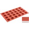 Silikonová forma na pečení, formičky o průměru 34 mm | CONTACTO, 6643/034 terakotová
