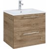 Roca Roma skrinka 60x45.6x53 cm závesná kúpeľňová skrinka pod umývadlo dub A857949808