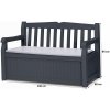 KETER EDEN GARDEN BENCH 265L Úložná lavica 140 x 60 x 84 cm, grafit/sivá 17190198