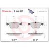 Sada brzdových platničiek kotúčovej brzdy BREMBO P 06 057