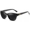 Techsuit - Sunglasses Polarized (A572) - for Women with UV Protection, PC - Black / Gray