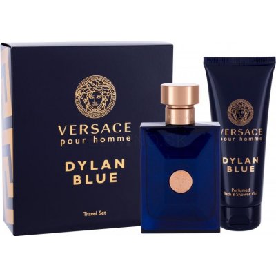 Versace Pour Homme Dylan Blue SET: Toaletna voda 100ml + Sprchovací gél 150ml pre mužov