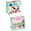 Ricokids 785100 Drevená kaviareň a cukráreň s kávovarom, mätová