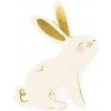 PartyDeco Veľkonočné papierové obrúsky - Zajac 14 x 15 cm 20 ks