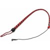 Kiotos Leather Whip Black & Red 90cm