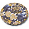 Mondex Dekorativní podtalíř BLANCHE COLOURS I 33 cm modro-žlutý s květinami