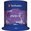 Verbatim DVD+R 4,7GB 16x, 100ks