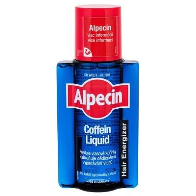 Alpecin Caffeine Liquid Hair Energizer tonikum proti dědičnému vypadávání vlasů 200 ml pro muže