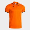 JOMA COMBI PREMIUM POLOKOŠILE - Oranžová, Černá - veľkosť 2XS