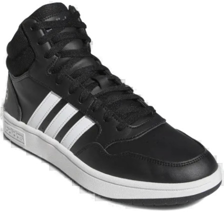 adidas Hoops 3.0 Mid core black cloud white grey six Čierna