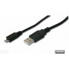 Assmann AK-300110-030-S USB 2.0, USB A M(plug)/microUSB B M(plug), 3m, černý