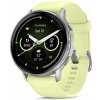 Smart hodinky Garmin Venu 4 45 mm zelené, gumený remienok