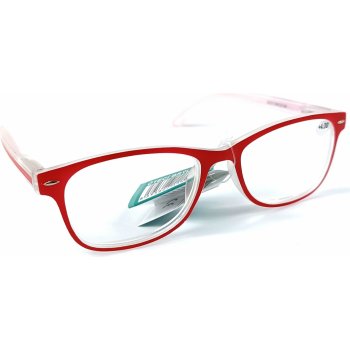 Berkeley dioptrické okuliare na čítanie plastové červené MC2136