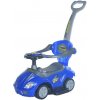 Detské odrážadlo s vodiacou tyčou 3v1 Baby Mix Mega Car modré - Modrá