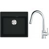 Franke SET G254 MČ 114.0700.702 - Set drez MRG 610-52 RTL m.čierna + batéria FS 3229.031 chróm