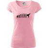 Karate Evolúcia - kop - Dámske tričko Pure - XL ( Ružová )