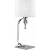 AZZARDO AZ1107 DECOline IMPRESS WHITE TABLE stolové svietidlo/lampička 1xE27 50W IP20 biela