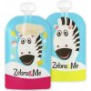 Zebra&Me plniteľné kapsičky pre deti na opakované použitie kuchár + zebra 2ks 150 ml - Jogurt
