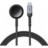 Tech-Protect MC01 magnetická nabíjačka na Apple Watch USB-C 1.2m, čierna