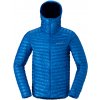 Pánska páperová bunda Norrona trollveggen down800 super light Hood Veľkosť: XL / Farba: modrá