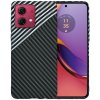 Techsuit Carbonite FiberShell puzdro na Motorola Moto G84 – tmavosivé
