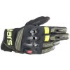 ALPINESTARS rukavice HALO forest black/yellow fluo - 2XL