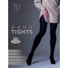 LADYB NANO TIGHTS 70 DEN / Dámske silné pančuchové nohavice - nero S