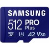 Samsung/ micro SDXC/ 512GB/ USB 3.0/ USB-A/ Class 10/ + Adaptér/ Modrá MB-MD512SB/WW
