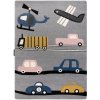 Dywany Łuszczów , Detský kusový koberec Petit Toys cars grey, 180x270, šedá, detská izba