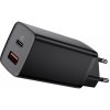 Baseus GaN2 Lite Fast 65W USB / USB Type C Quick Charge 3.0 Power Delivery (nitrid gália) Black (CCGAN2L-B01)