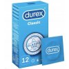 Kondómy DUREX CLASSIC klasické 12 ks lubrikované, s fitted vreckami