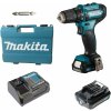 Makita DF333DSAE Aku vŕtací skrutkovač (2x2,0 Ah/12V) CXT, kufor