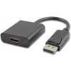 PremiumCord redukcia DisplayPort na HDMI M/F, káblová 0,2m 8592220014063
