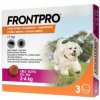 Frontpro 2 - 4 kg 11,3 mg 3 žuvacie tablety