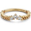 Pandora Pozlátený prsteň Kráľovský diadém so špirálkami Shine Moments 162232C01 56 mm