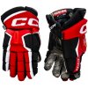 Hokejové rukavice CCM Tacks AS-V PRO Black/Red/White Senior 15 palcov