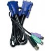 PLANET KVM-KC1-1.8 KVM kábel Čierna, Modrá 1,8 m (KVM-KC1-1.8)