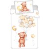 JERRY FABRICS Bavlnené obliečky do postieľky Macko Cute baby - 100/135 cm + 40/60 cm