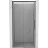 Mexen Rox sprchové dvere posuvné 125 cm, priehľadné, gun metal - 8C2-125-000-95-00