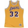 Mitchell And Ness Tričká s krátkym rukávom Nba Swingman Jersey 20 Los Angeles Lakers 198485 Magic Johnson Žltá