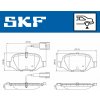 SKF Sada brzdových platničiek kotúčovej brzdy VKBP 90391 E