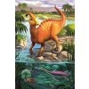 TREFL Puzzle Úžasní dinosaury: Parasaurolophus 54 dielikov