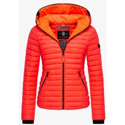 Navahoo Kimuk dámska prechodná bunda s kapucňou neon coral