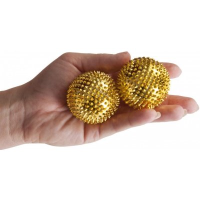 Modom akupresúrne guľôčky s magnetmi zlatá 4,5 cm