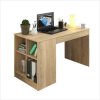 Kondela VENDI DS 0000235936 - stôl PC s regálom a šuplíkom, dub sonoma