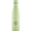 Termo fľaša z nerezovej ocele COOL BOTTLES Pastel Green trojvrstvová 500 ml